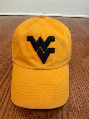 47 Gold Baseball Cap with Black WV Logo